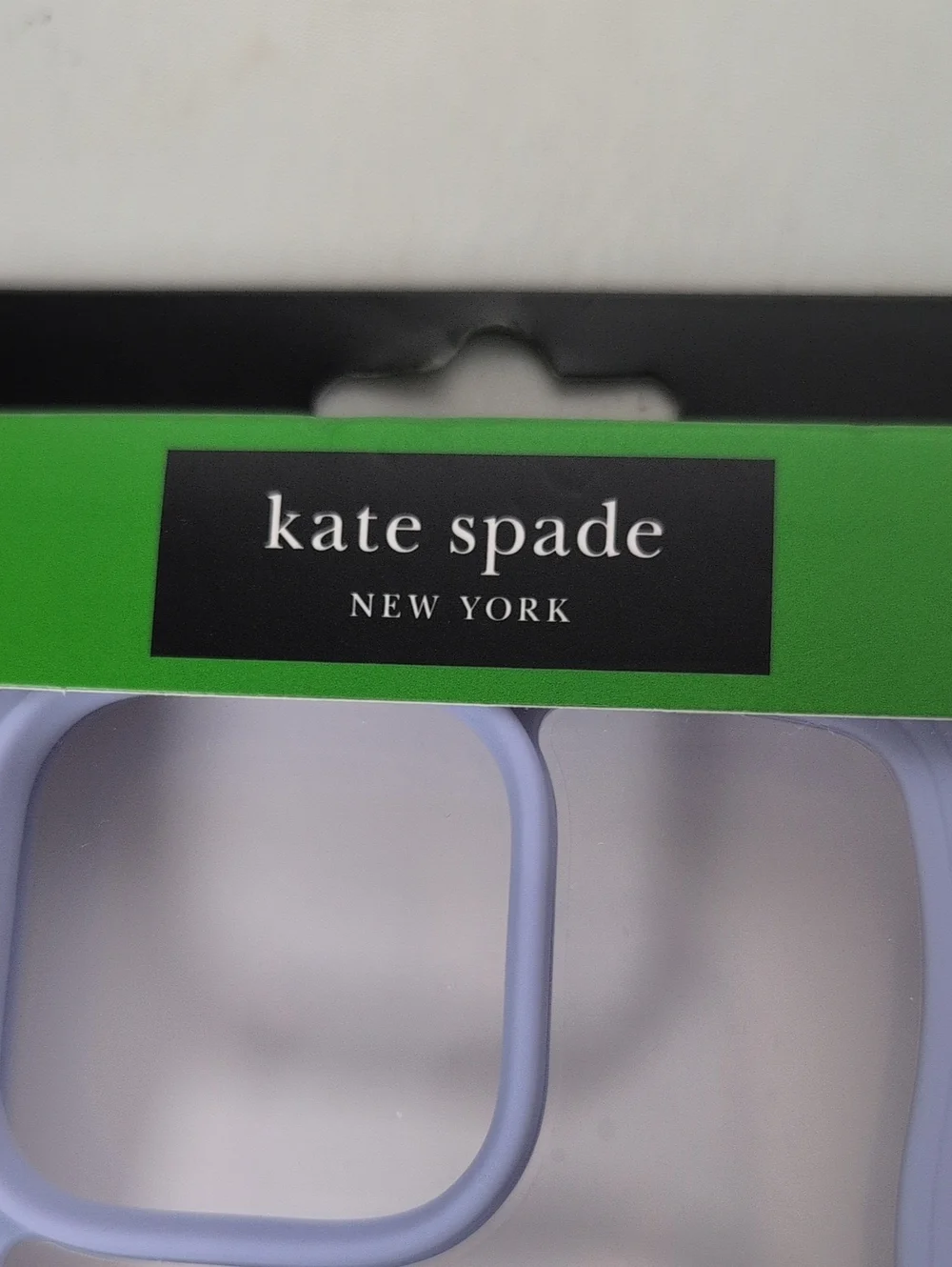 Kate Spade iPhone 16 Pro Max Wavy Clear & Light Purple Phone Case